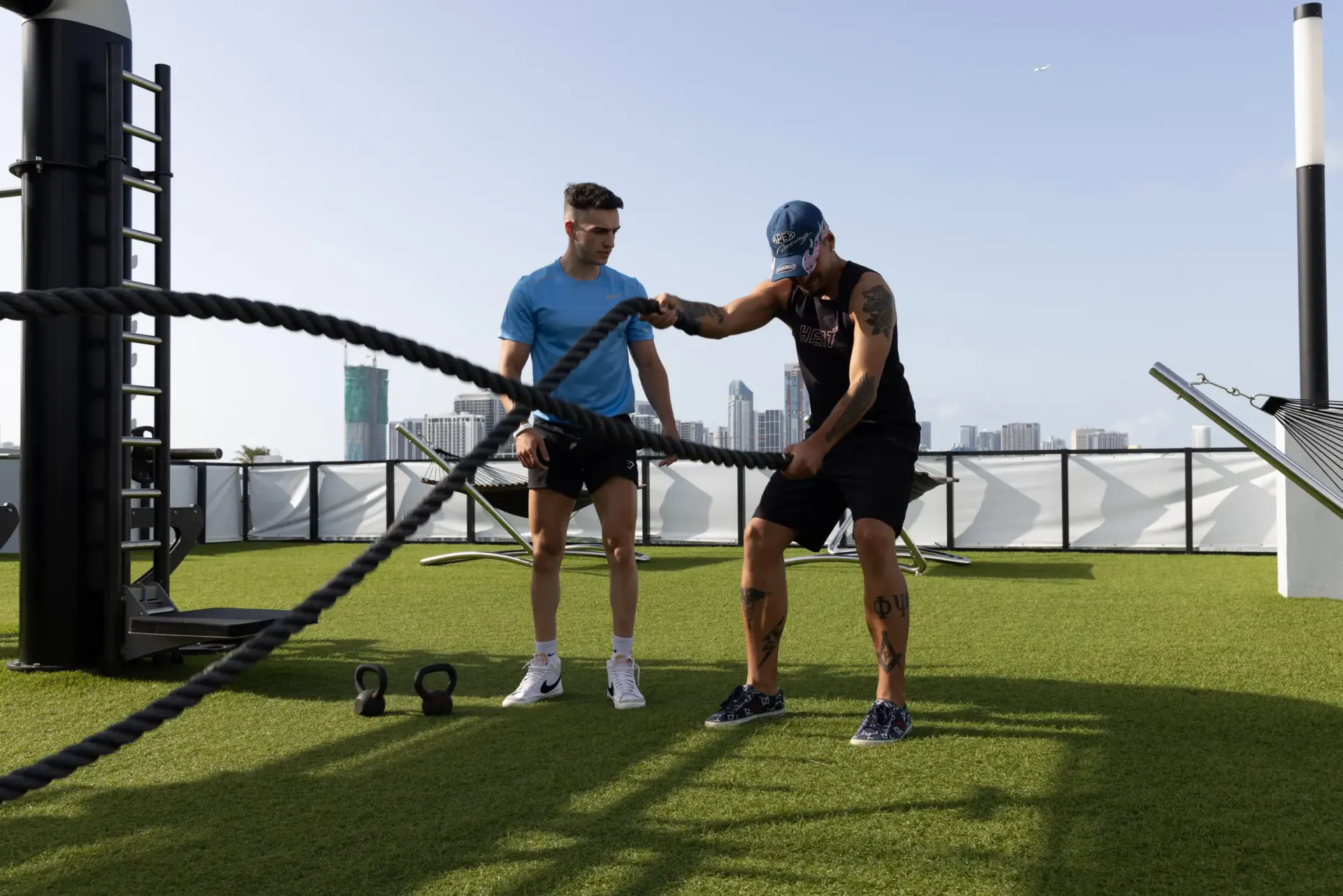 Private in-home personal training session in Miami — Castillo Private